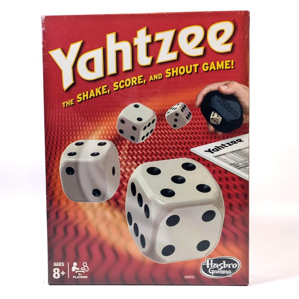 Hasbro Classic Yahtzee Dice Game Family Game Toys Kids Fun Activity Adult 2014